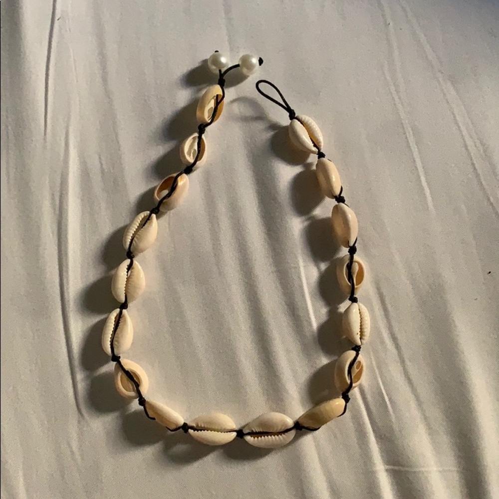 Shell necklace Surfer Beach Cowrie Shell VSCO